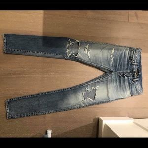 Saint Laurent blue ripped/distressed jeans size 29